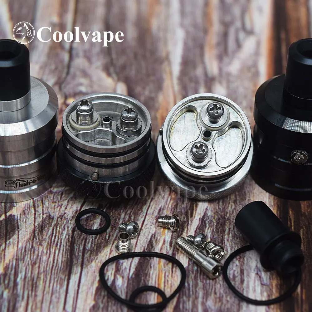 Coolvapeแฟลช-E-Vapor BF-1 Squonker RDA FEV RDA 23mm SINGLE COIL Atomizer Vaporizer RebuildingถังVAPE VS MAVERICK RDA