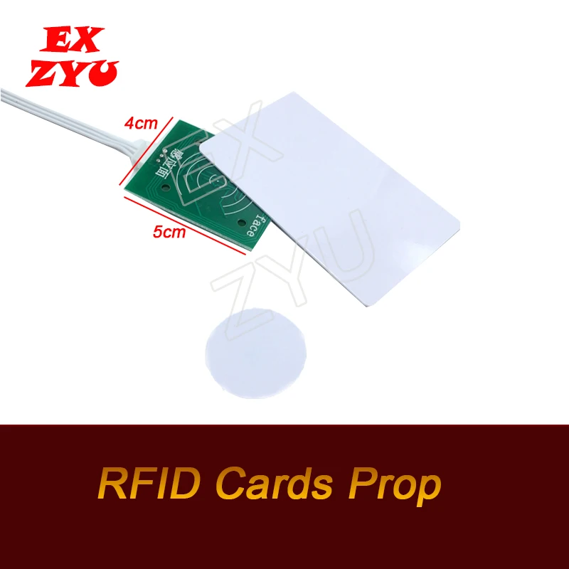 Carte RFID pour salle d\'évasion de la vie réelle, lieu de jeu, carte d\'identité sur la carte droite, capteurs pour échapper à la chambre