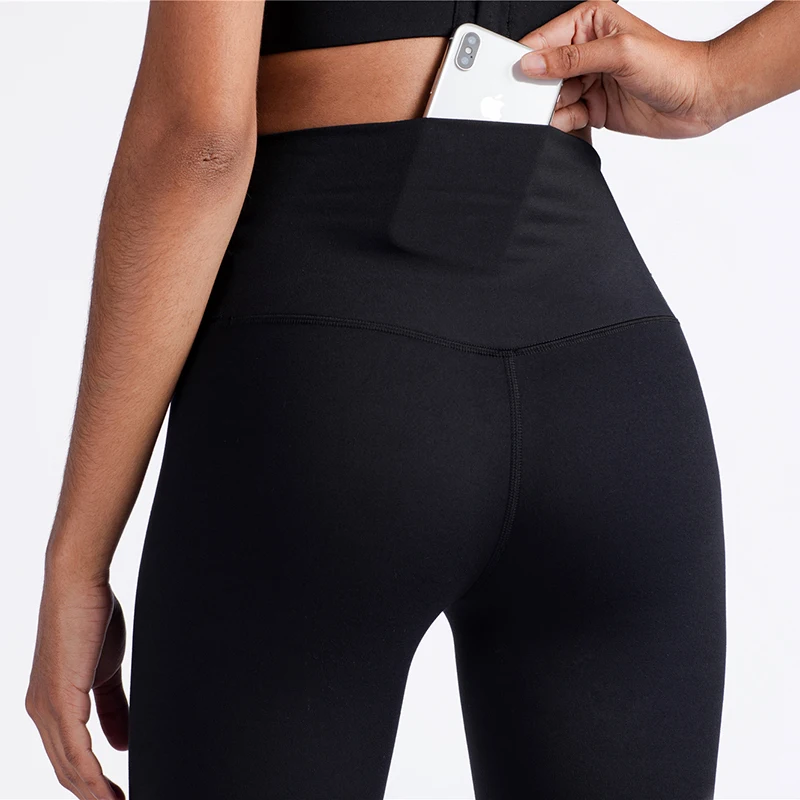 Legging sport femme pantalon taille Vnazvnasi Leggings de Yoga pour femmes, couleur unie, taille haute, respectueux de la peau, pantalon de course