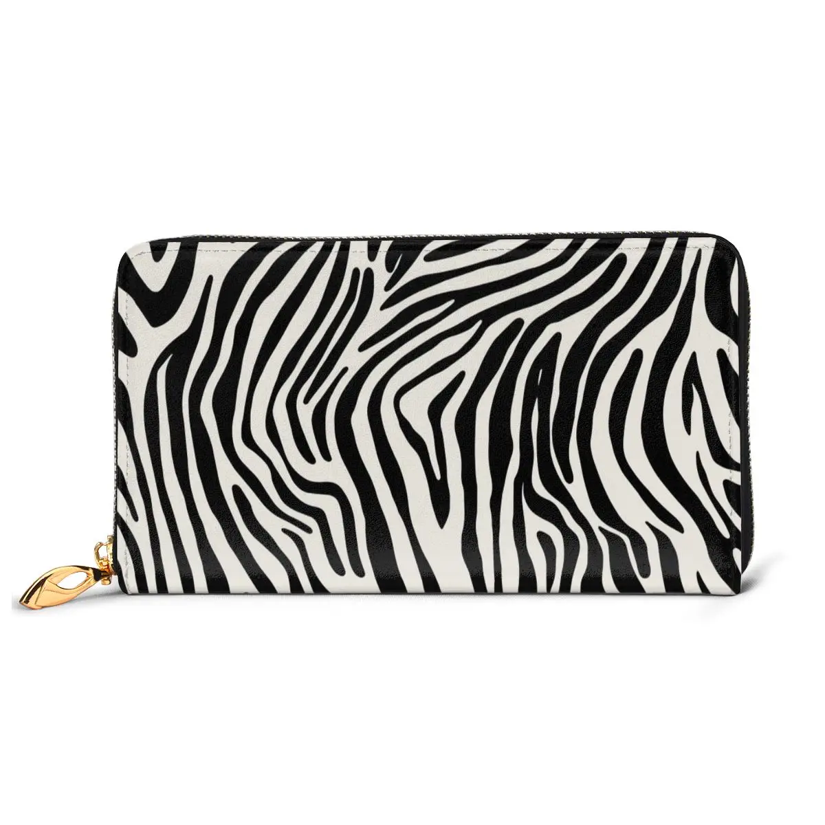 Women Wallets Genuine Leather Card Wallets Zebra Pattern Leather Luxury Clutch Bag Womens High Quality Girls Coin Purses