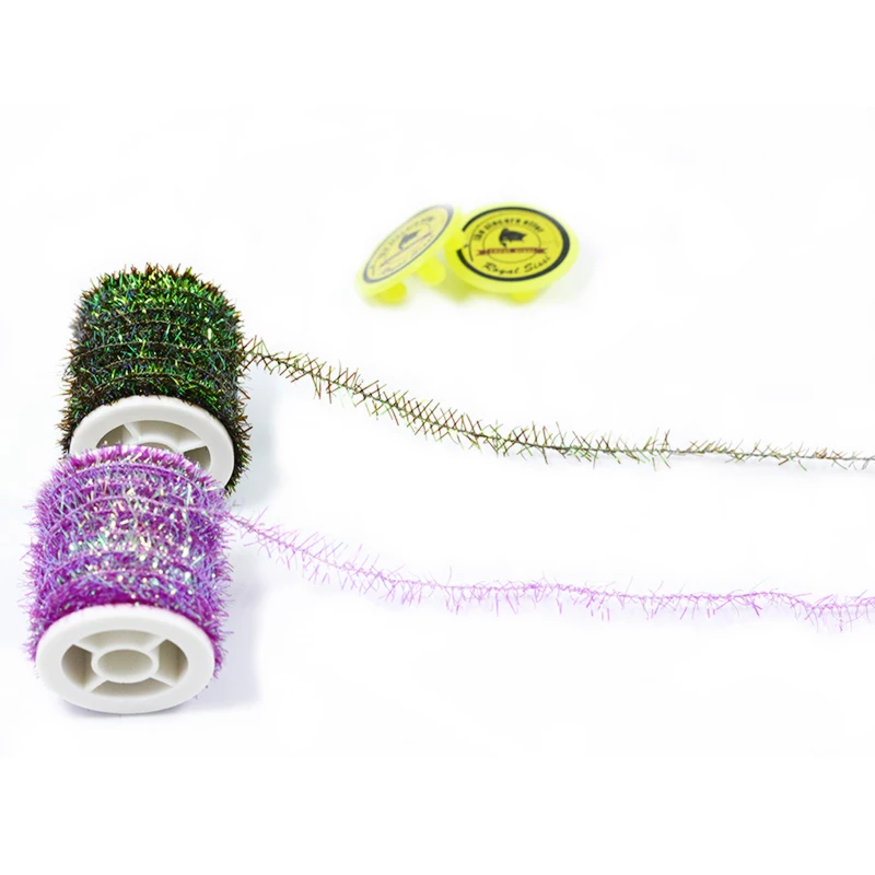 Persuader hot 15yards/spool fly tying 7mm midge cactus chenille pearlescent colors spiky nymph thorax wrapping tying materials