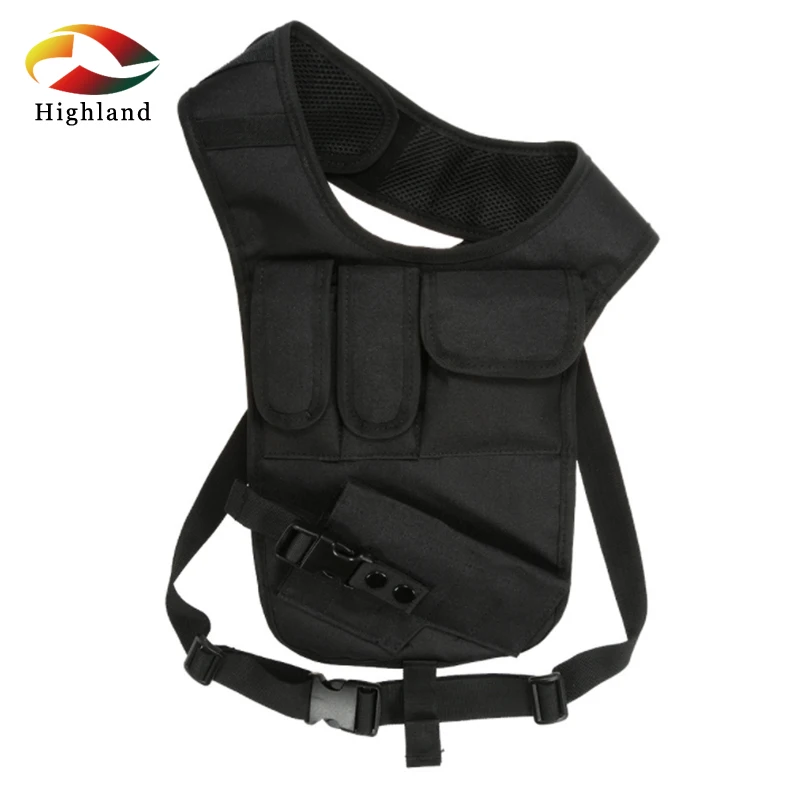 NEW Shoulder Gun Holster Tactical Chest Hidden Underarm Nylon Airsoft Hunting Chest Bag with Magazine Pouch