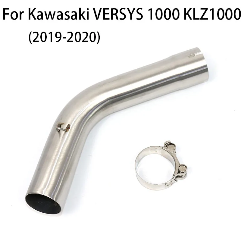 

For Kawasaki Versys 1000 KLZ1000 2019 2020 51mm Motorcycle Exhaust Middle Mid Link Pipe Muffler Tube Escape Accessories