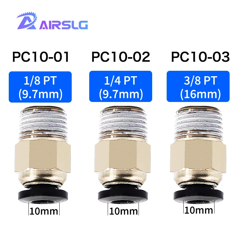 Imagem -03 - Kit de Tubo Pneumático de ar 10 mm od 6.5 mm id Poliuretano Mangueira de ar Kit de Tubo de 10 m m Tubo Pneumático Compressor de Tubo de ar