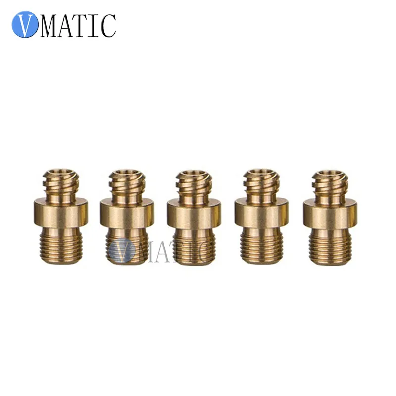 

10pcs Alloy 1/4" 1/8" Inch Thread Luer Lock Fitting Connector Double Screw Syringe Adapter For Pneumatic Syringe