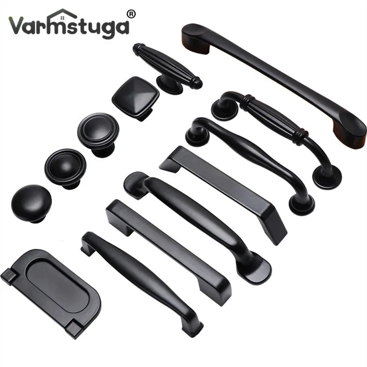 Black Handles for Furniture Cabinet Knobs and Handles Kitchen Handles Drawer Knobs Cabinet Pulls Cupboard Handles Knobs