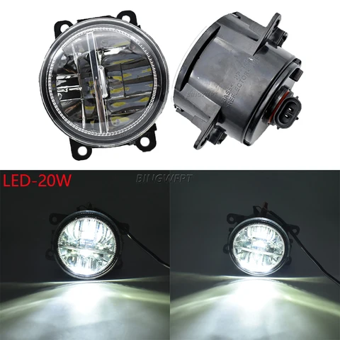 Комплект из 2 передних светодиодных противотуманных фар H11 DRL 12V для Porsche Cayenne 92A 958 2010-2015