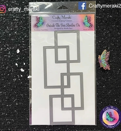 Monkey Geometric Photo Frame Metal Cutting Dies Stencils for DIY Scrapbooking Photo Album Decorative Embossing DIY Paper Cards