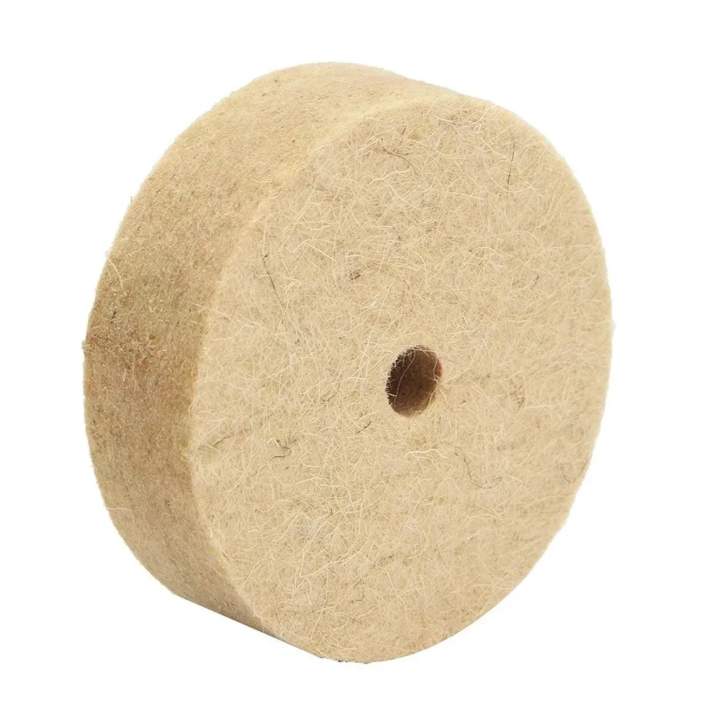 75/150mm Wool Felt Polishing Wheel Buffing Pad Grinding Wheel Angle Grinder Polishing Disc For Metal Glass Furniture Ceramics