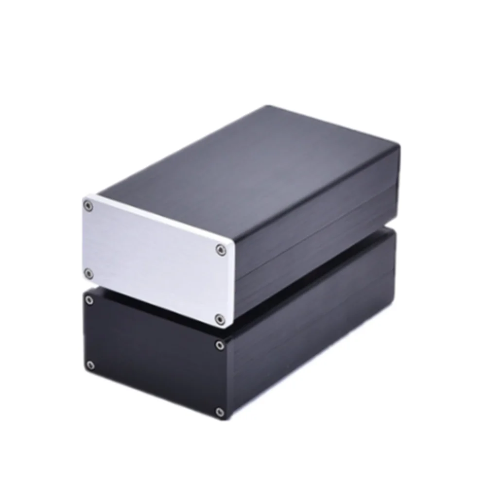 1Pc 0905 pełna obudowa aluminiowa mini moc ucha obudowa wzmacniacza przedwzmacniacz Box PSU podwozie 158x92x47mm