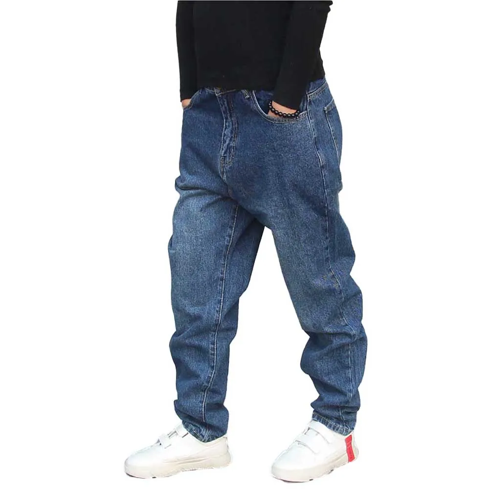 Fashion Ripped Harem Jeans Men Casual Patchwork Slim Joggers Pants Hip Hop Distressed Denim Trousers Low Crotch Man Clothing