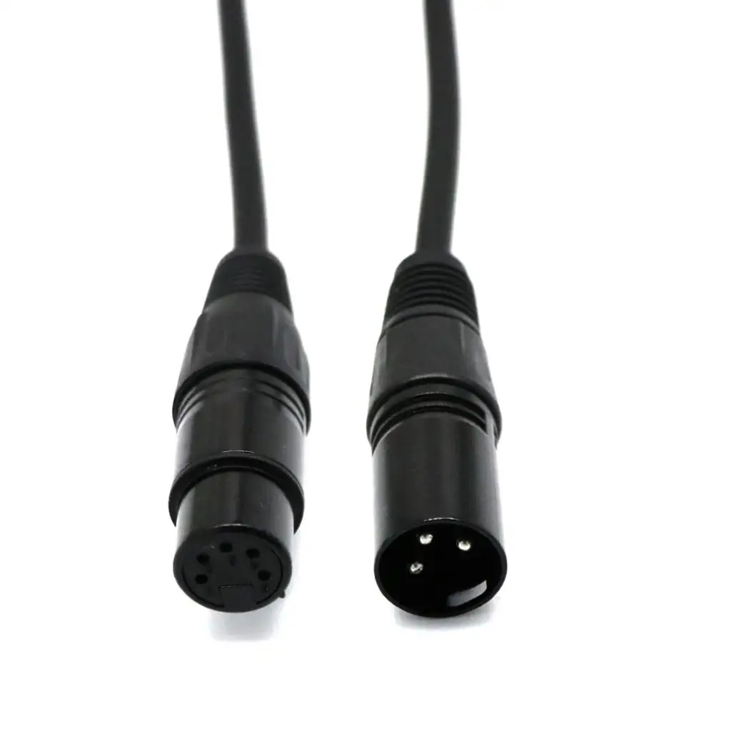 5Pin หญิง3Pin XLR ชาย DMX อะแดปเตอร์อุปกรณ์เสริม