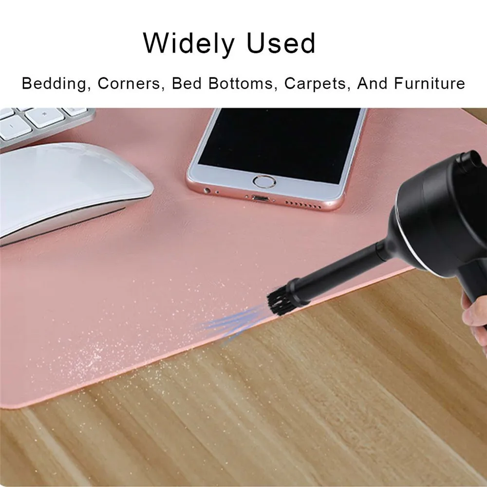 2-in-1 Cordless Air Duster & Vacuum Cleaner for Car Handheld Electric Air Blower,Powerful Cleaning for Computer Keyboard Sofa