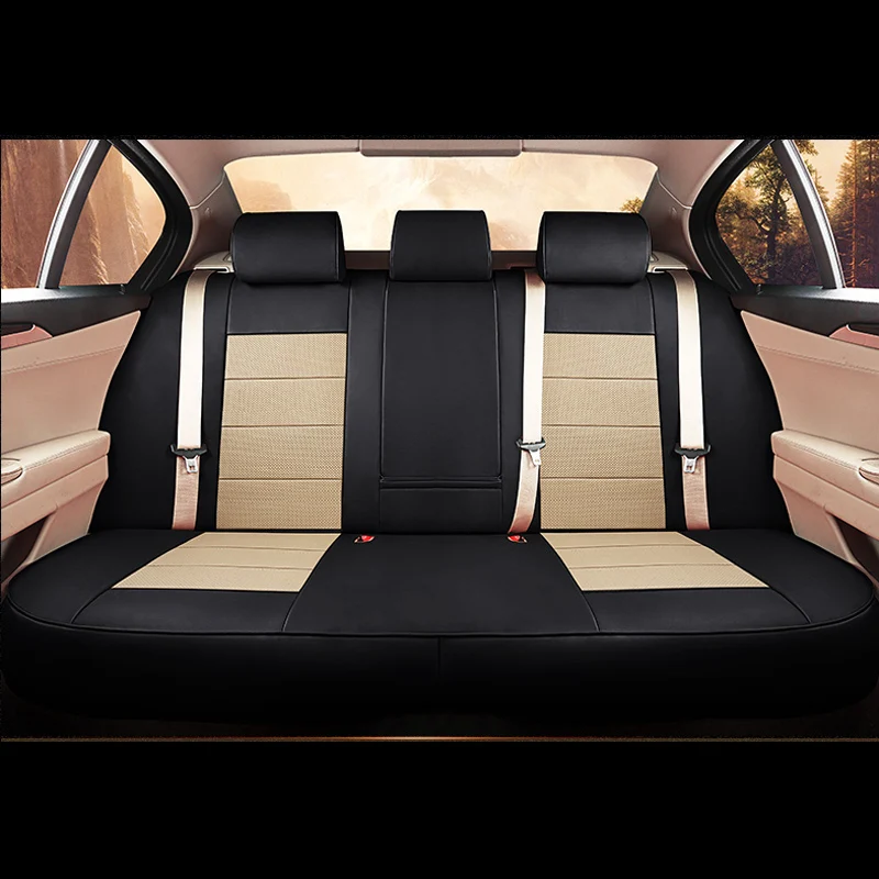 Genuine Leather & PVC Leather Seat Cover for Land Rover Discovery Sport Accessories 5 & 7 Seats Car Cushion Covers Set 2015-2020