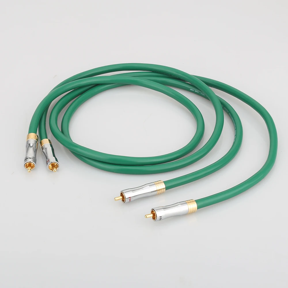 High Quality MCINTOSH 2328 99.998% Pure Copper HiFi Audio cable RCA interconnect cable Audiophile RCA TO RCA Audio Cable