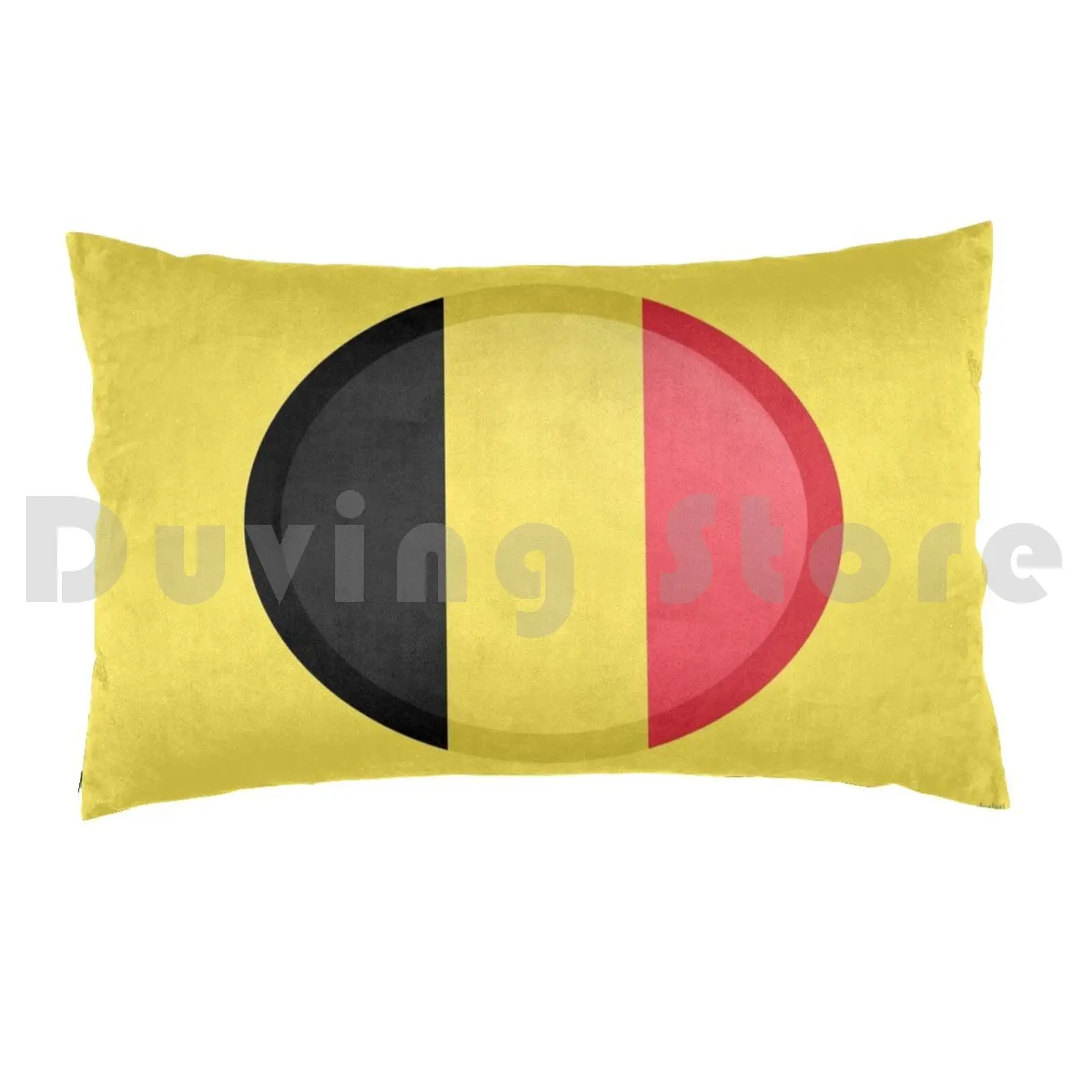 BelgiumPillow case Aline Top Shower Flag Flags World Country Countries Europe Asia Africa North