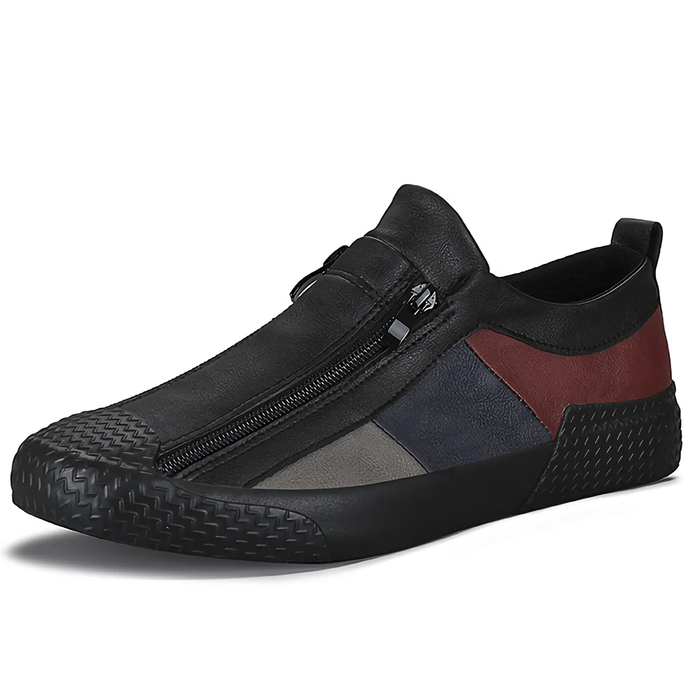 Herren Pu Lederschuhe neue Herren Freizeit schuhe Frühling Designer Turnschuhe atmungsaktive Herren Slipper Schuhe weiche Sohle Komfort Freizeit