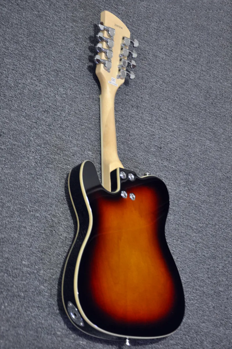 Electric Guitar Mandocaster Electric Mandolin 8-string  Sunburst  TL Solid Alder Body