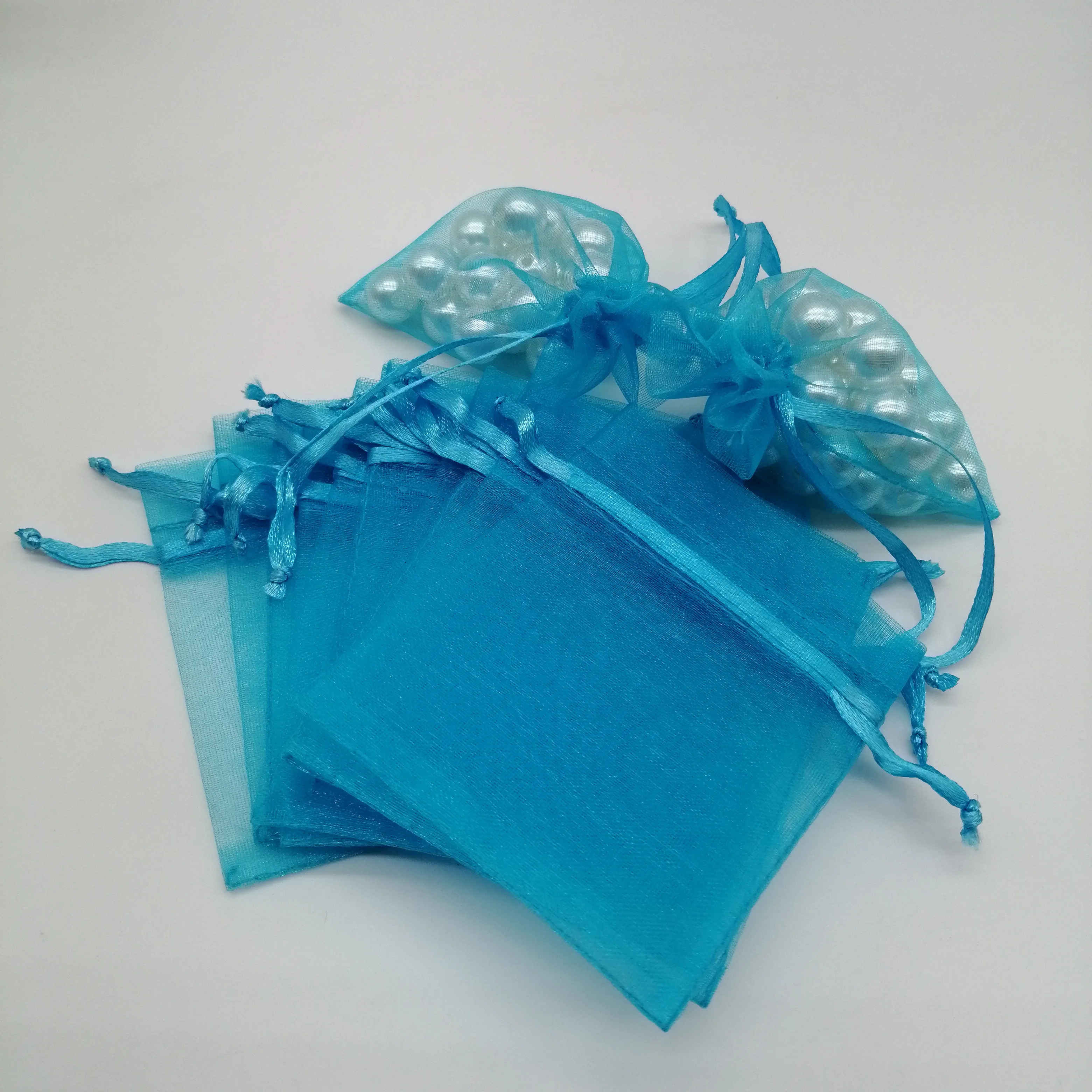 100pcs 9x12 10x15 13x18 15x20cm Organza Bags Jewelry Pouches Jewelry Packaging Bag Jewellery Bag Packaging For Jewelry Bags