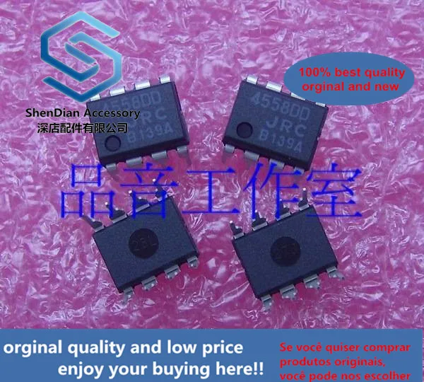 

10pcs only orginal new NJM4558DD 4558 4558DD DIP