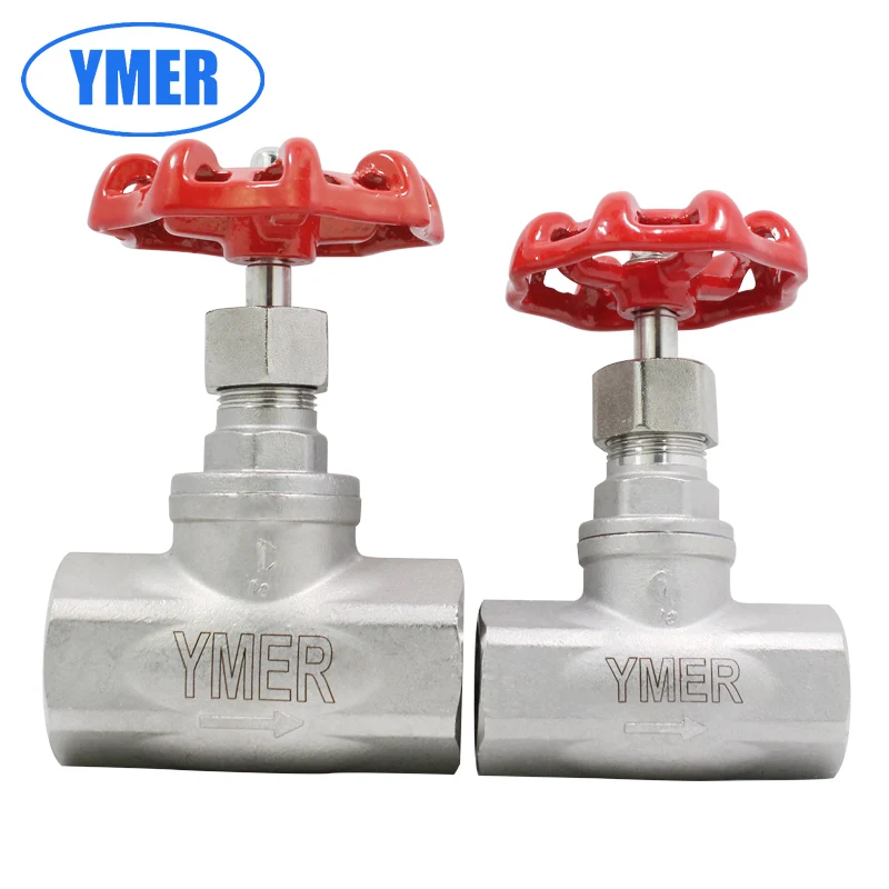 

wholesale 1/2inch 3/4inch 1inch DN15 DN20 DN25 Stainless steel threaded globe valve for water