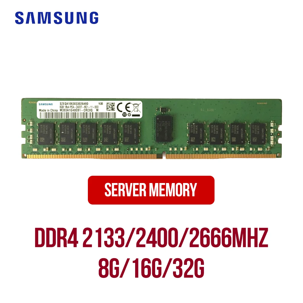 SAMSUNG 32GB 64GB DDR4 Server RAM 2133 2400 2666 2933MHz