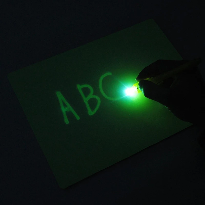 Tablero de dibujo de juguete educativo, tableta de Graffiti Led luminoso, mágico crudo con luz, regalo divertido para niños