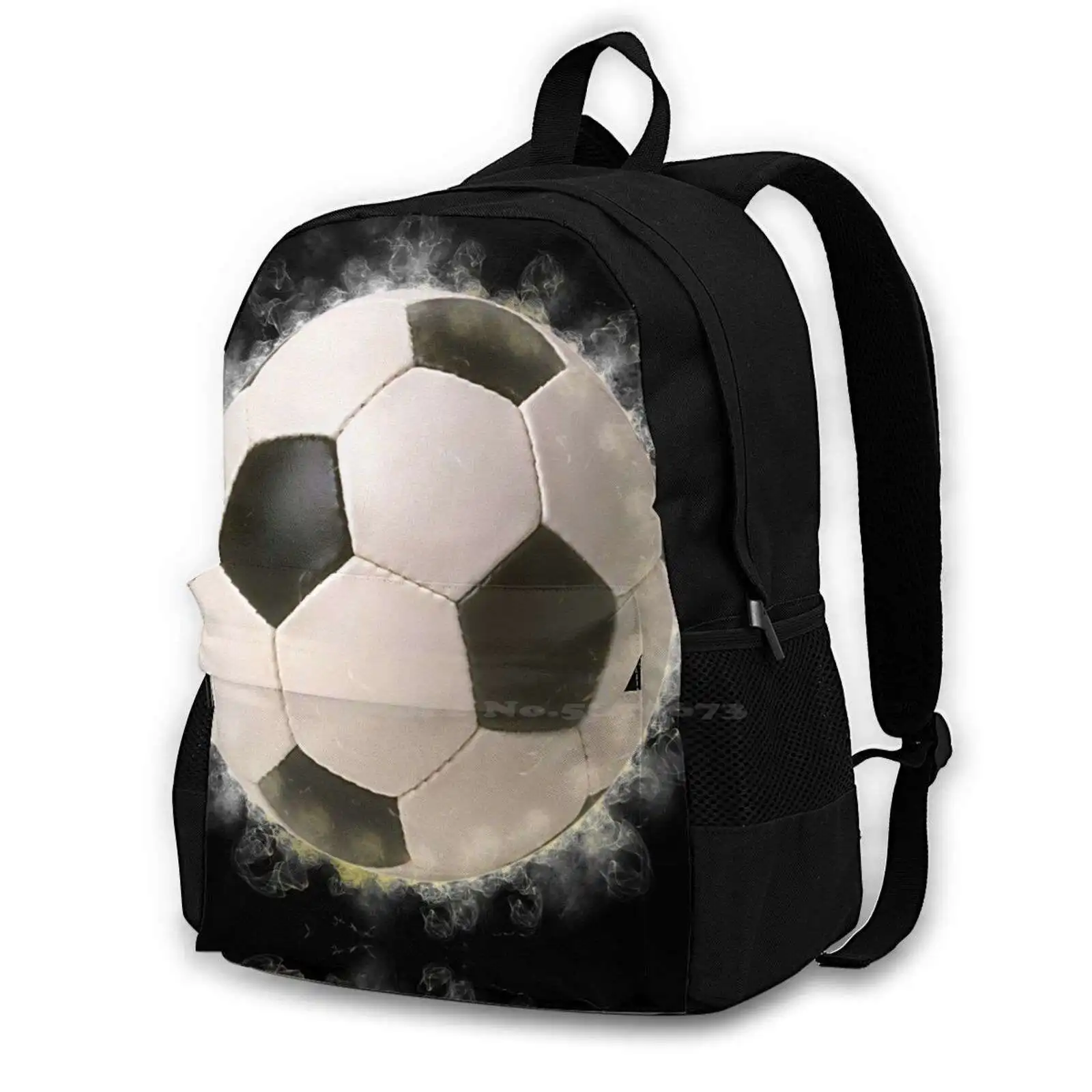 Football Smoky School Bags Travel Laptop Backpack Football Smoky Bestselling Bestseller Players Legend Teams Sports Unitedstate