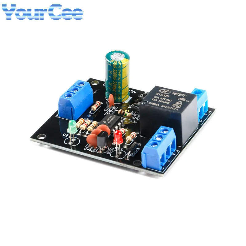 Water Liquid Level Switch Sensor Controller Module DC 12V Power 10A Relay Water Tank Tower Pool Automatic Pumping Drainage