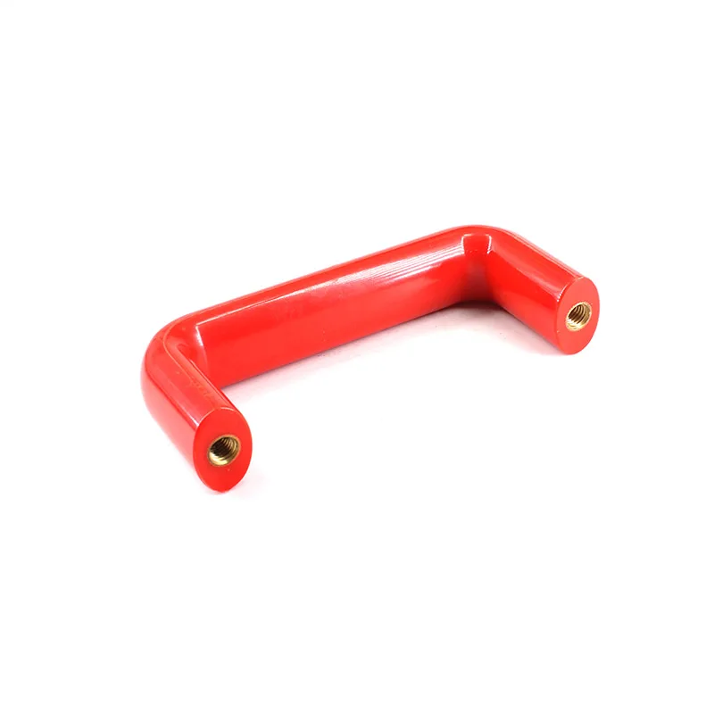 Insulation Machinery Handle Lever 90/160/240/320mm Hole Pitch U Type Cabinet Handle Red Bakelite Industrial Equipment Handle