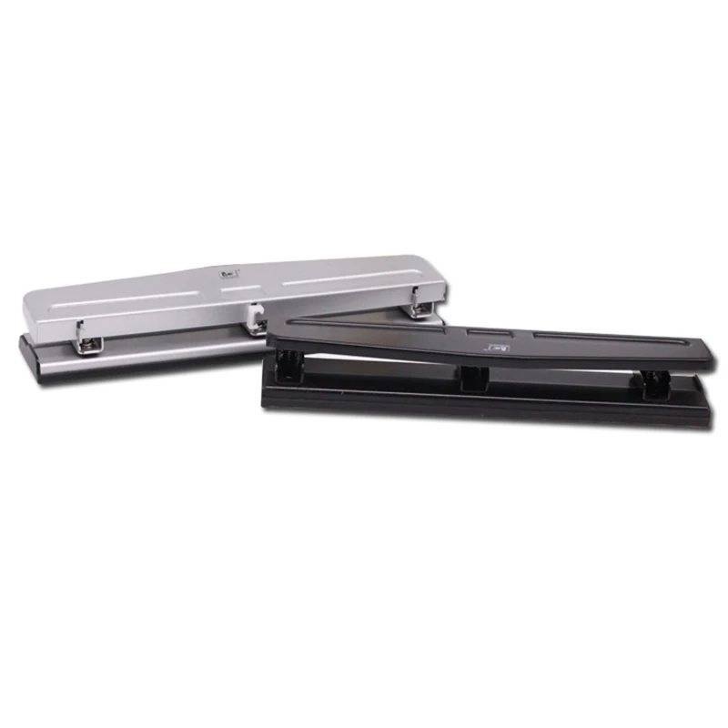 Three Hole Porous Metal Punch A4 Loose Leaf File Binding Paper Punching Machine Manual Punching Machine Wholesale Customization