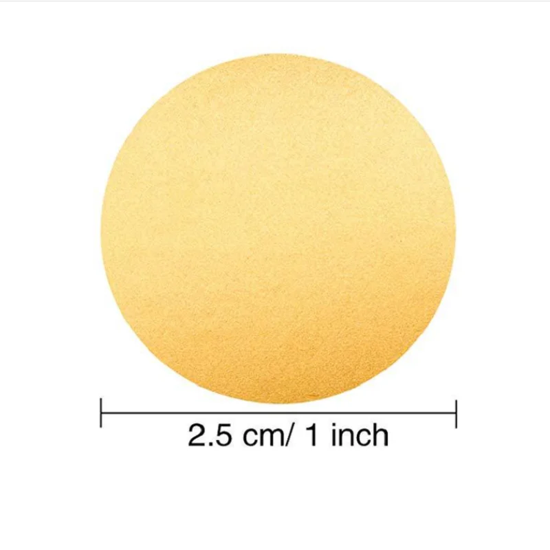 100pcs/pack Decorative Colorful Round Scratch Stickers DIY Label Sticker for  Supplies Cute Handmade Stationary