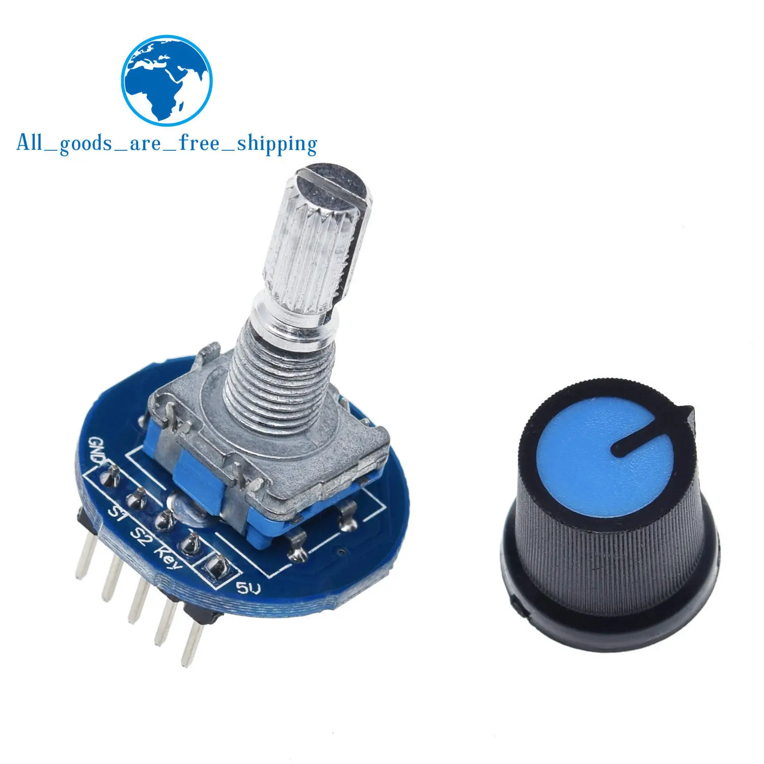 TZT 1/3PCS Drehgeber Modul für Arduino Ziegel Sensor Entwicklung Runde Audio Rotierenden Potentiometer Knopf Kappe EC11 – Detail 11