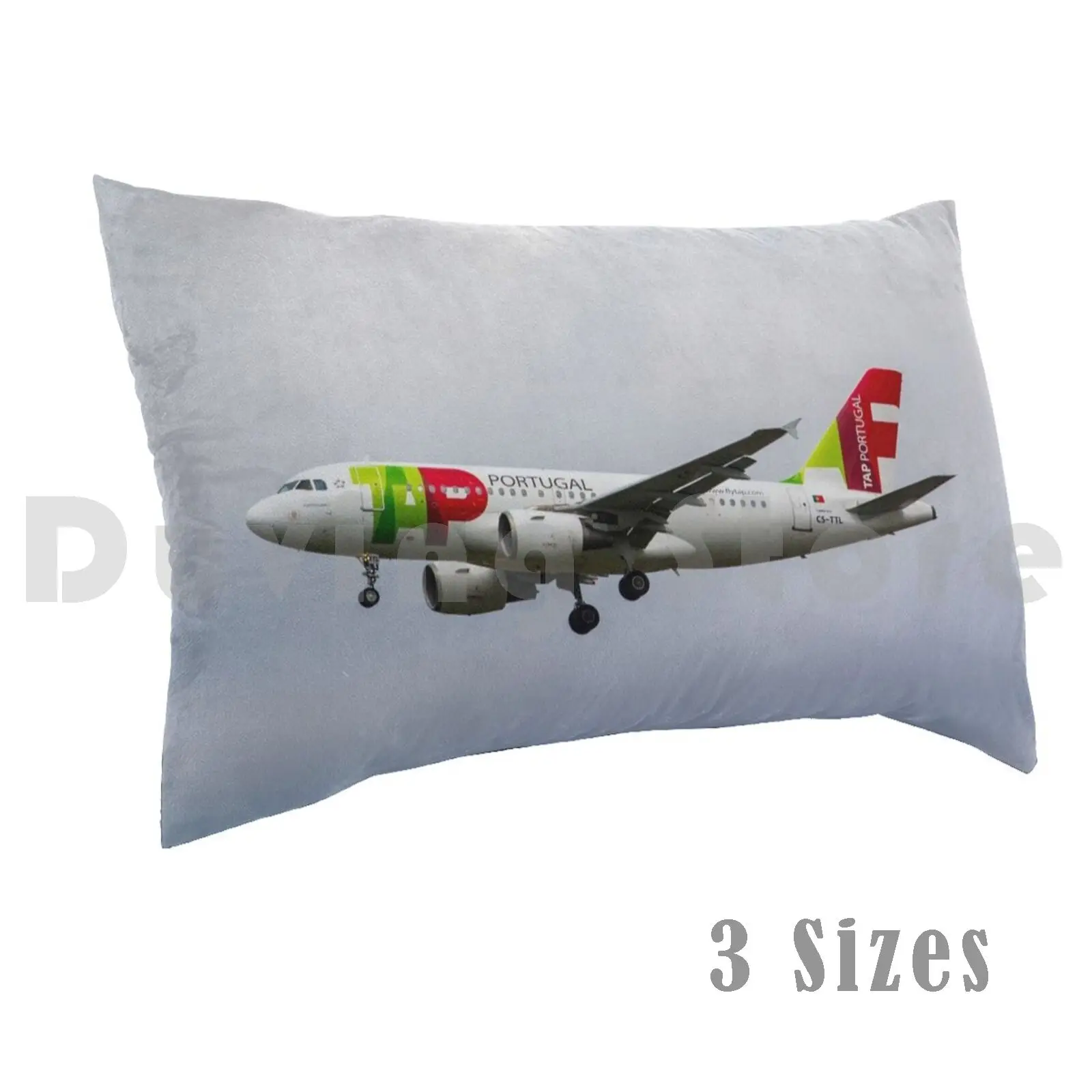 Funda de almohada Air Portugal Airbus A319 DIY 50*70 Air Portugal Air Portugal Airbus Air Portugal A319 A319 Airbus