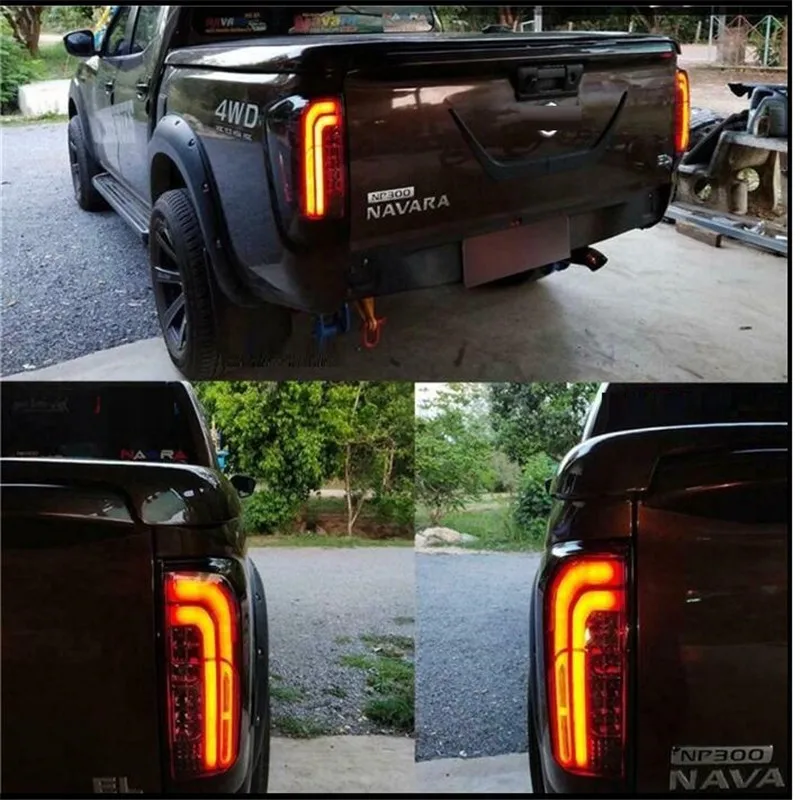 LED Rear Lights Fit For Navara Np300 2015 2016 2017 2018 2019 Turn Signal Brake Lights Tail Lamps Auto Accessories