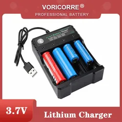 3.7V 18650 Charger Li-ion battery USB independent charging portable electronic cigarette 18350 16340 14500 battery charger