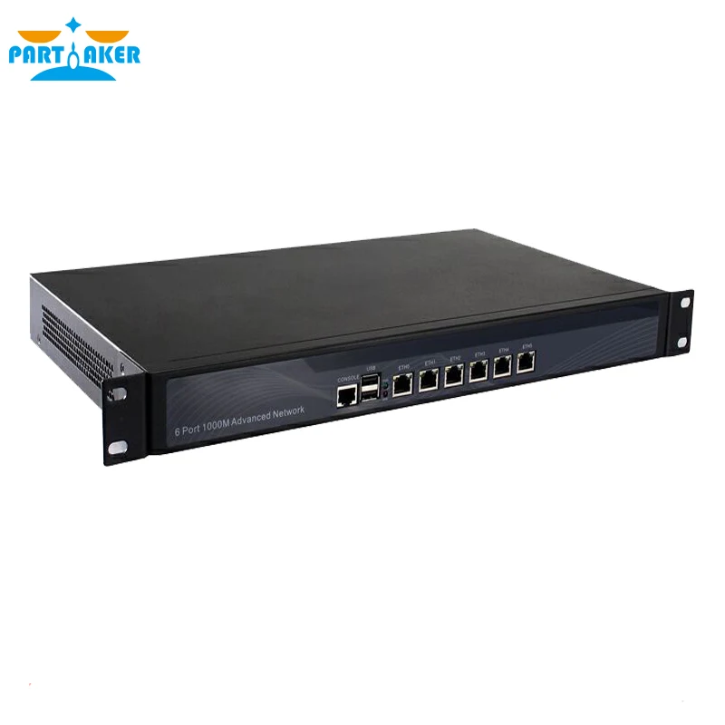 

Partaker R11 Firewall Mikrotik pfSense VPN 1U Rackmount Network Security Appliance Router PC Intel Core i3 3110M 6 Intel LAN