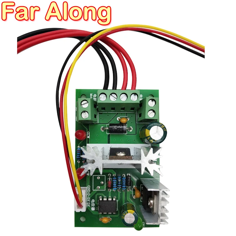 PWM 6V12V24V30V DC Gear Motor Speed Regulator 10A Forward Reverse Stepless Speed Regulation Controller In Motor Controller