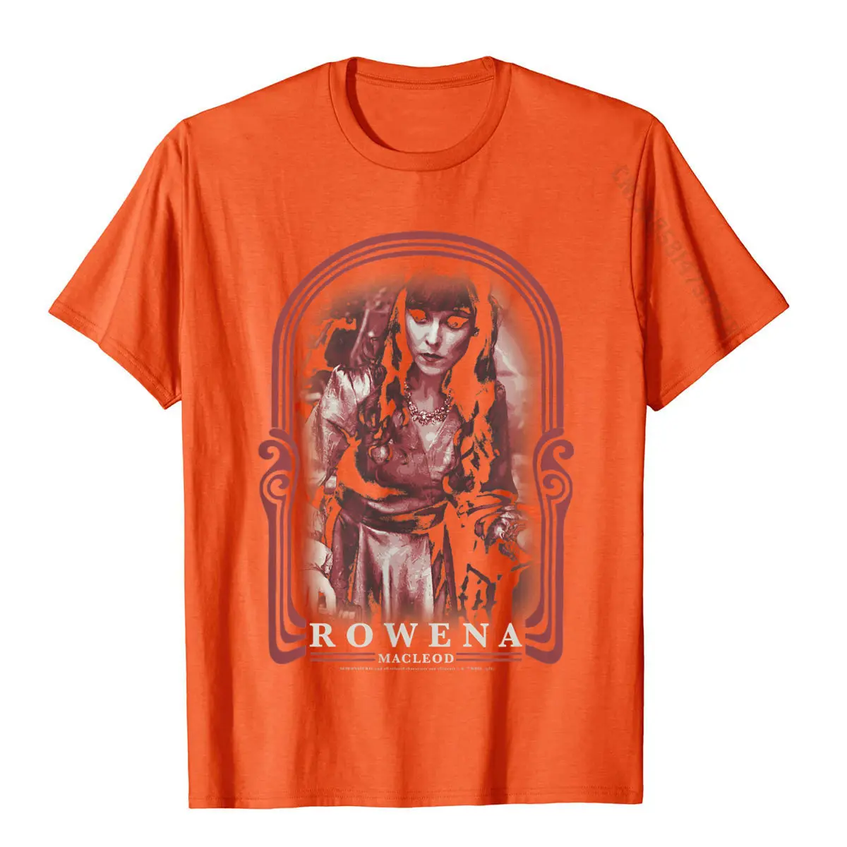 Supernatural Rowena Macleod Witchy Red Frame T-Shirt On Sale Design T Shirt Cotton Tees For Students 3D Printed