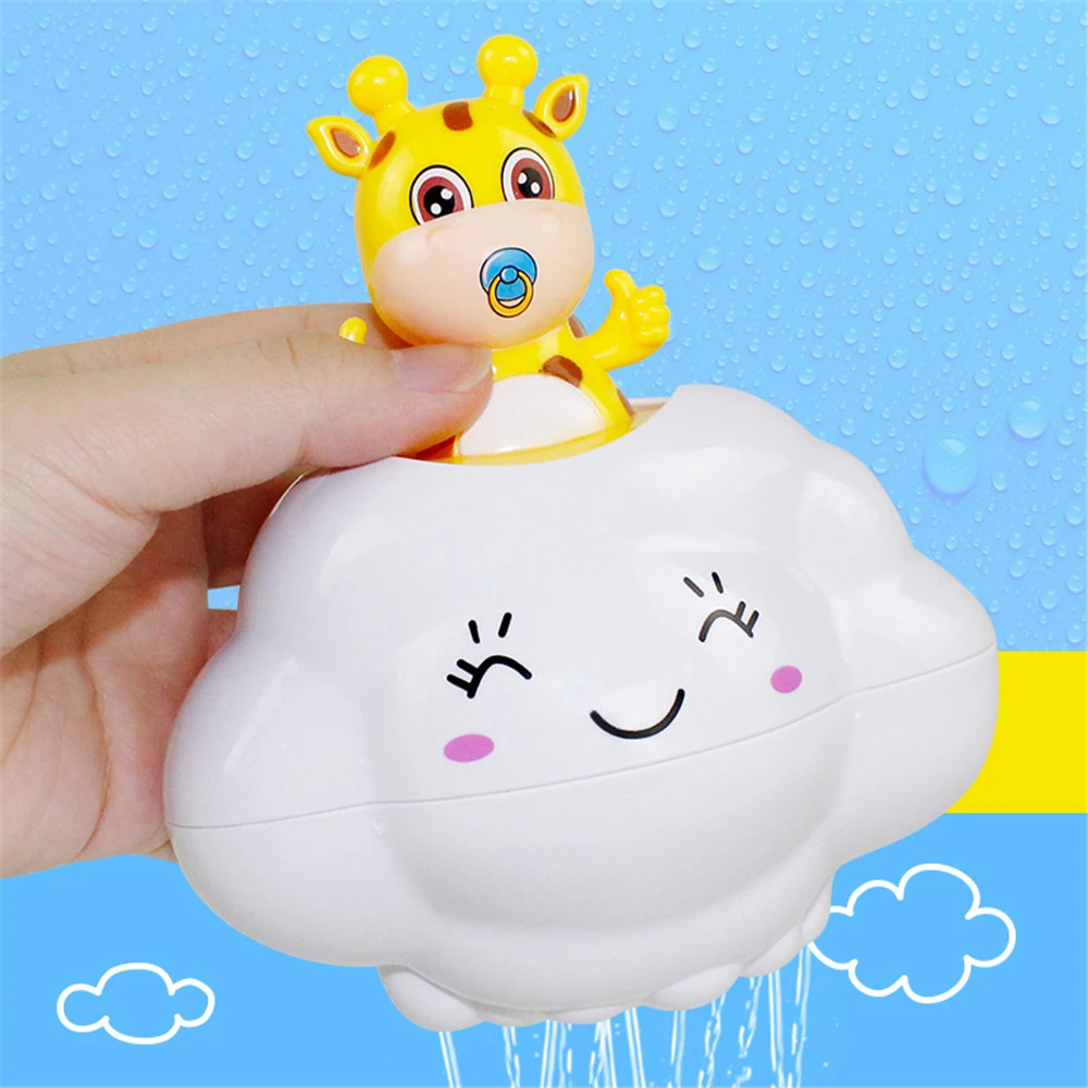 

Baby Bath Toys Kids Play Water Spraying Tool Raining Cloud Educational Shower Toys Baby Bathroom Shampoo Cup Bath Floating Toy