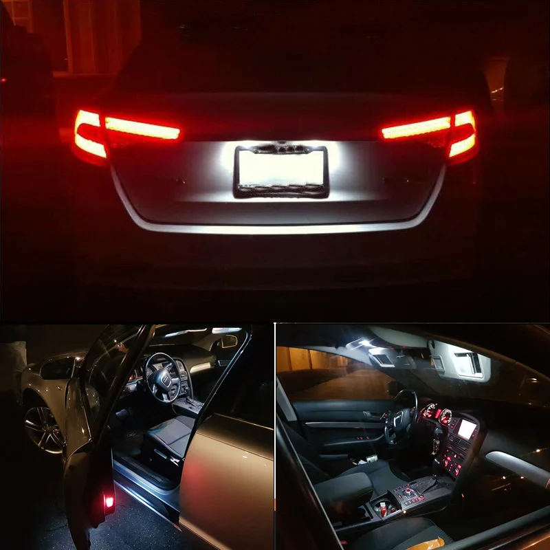 BADEYA 13Pcs LED Interior Map Dome Trunk Light Kit For Seat Arona 2017 2018 2019 2020 Car Accessories Led Bulbs Canbus No Error