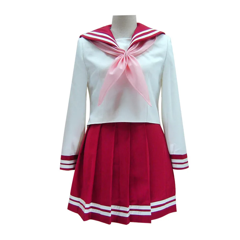 Anime Luck Star Konata Izumi Hiiragi Kagami Hiiragi Tsukasa Cosplay Costume Wig JK Uniform Sailor Suits