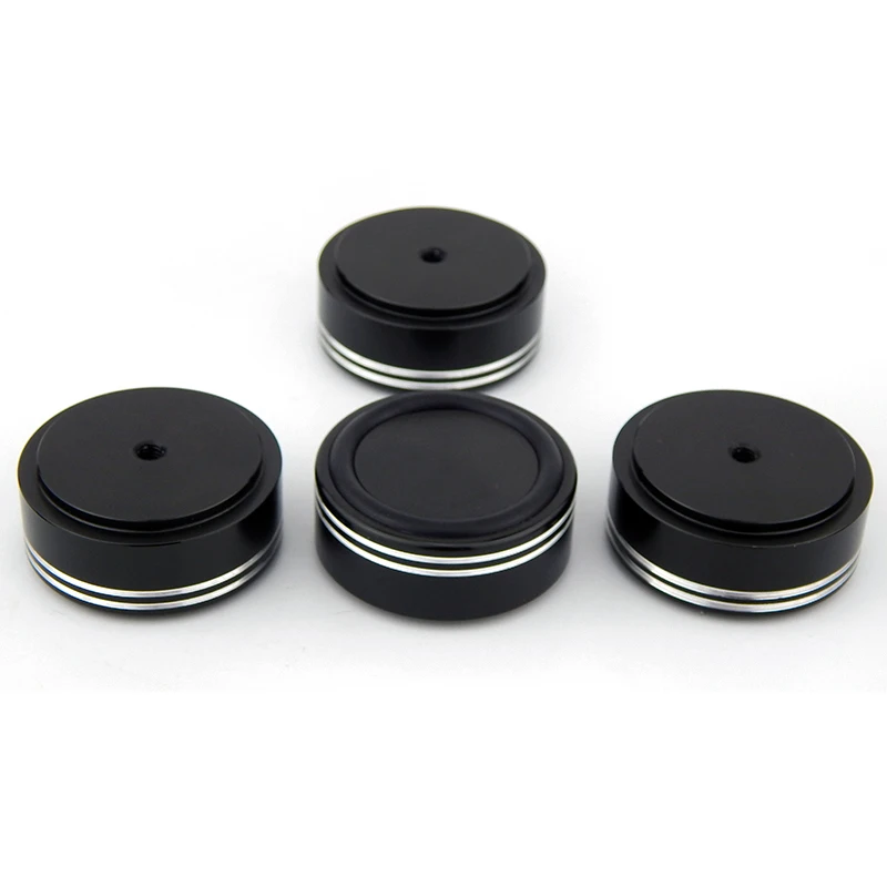 Aluminium Füße Pad Audio verstärker DAC Decoder Computer Chassis Shell Puffer Absorption Dämpfung Aluminium Füße Matten 39*17mm