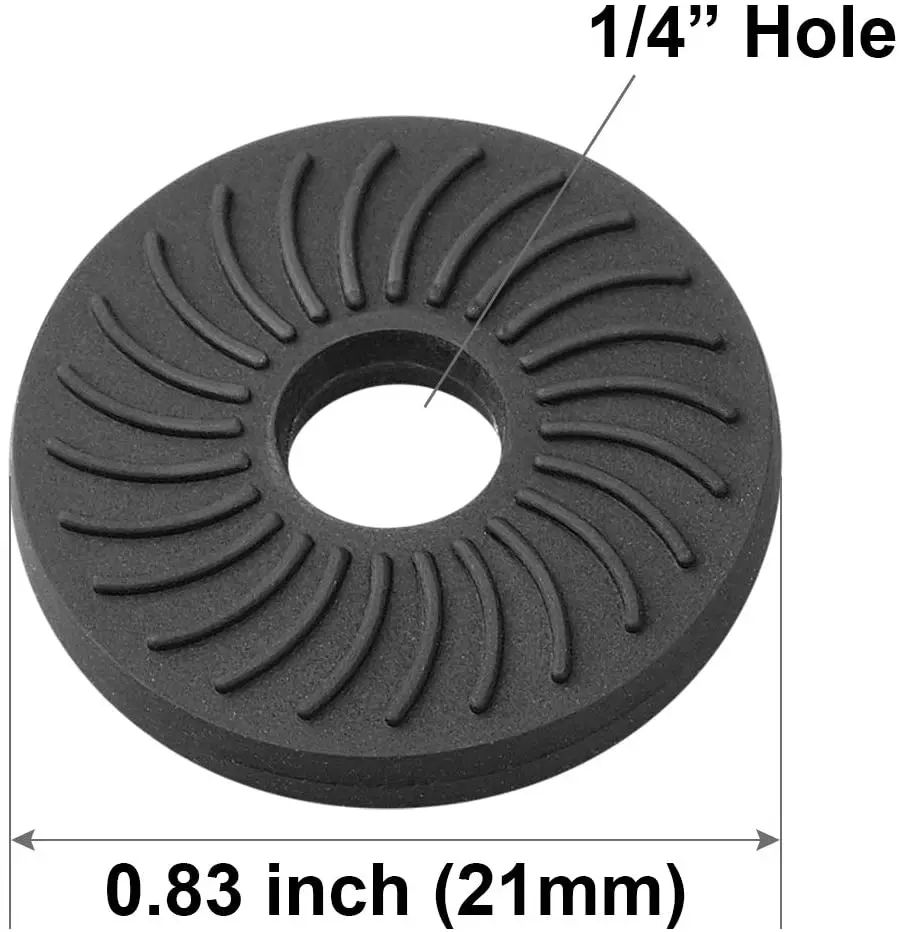 5x  Rubber Pads Rubber Washers with 1/4