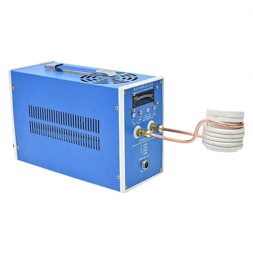 High Frequency Induction Heating Machine Metal Smelting Furnace Induction Heater Welding Metal Quenching Equipment 220V 6000W