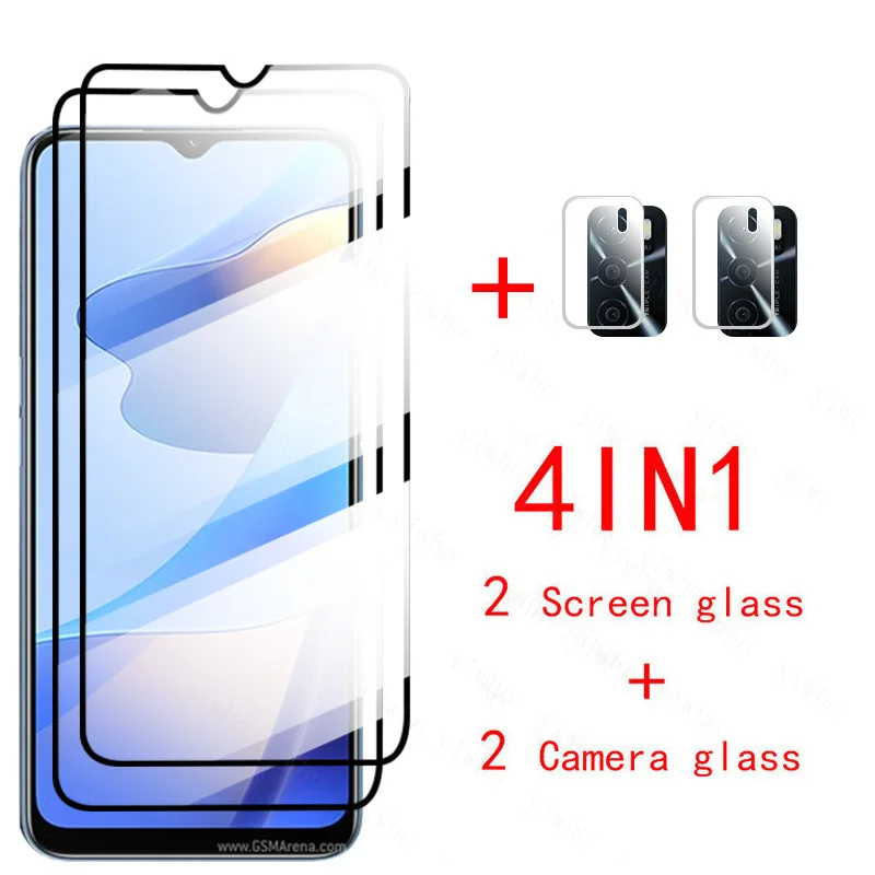 Protective Glass for OPPO A16 Tempered glass for oppo a16 Screen Protector On orro opo a 16 Camera Lens Film Phone Protection