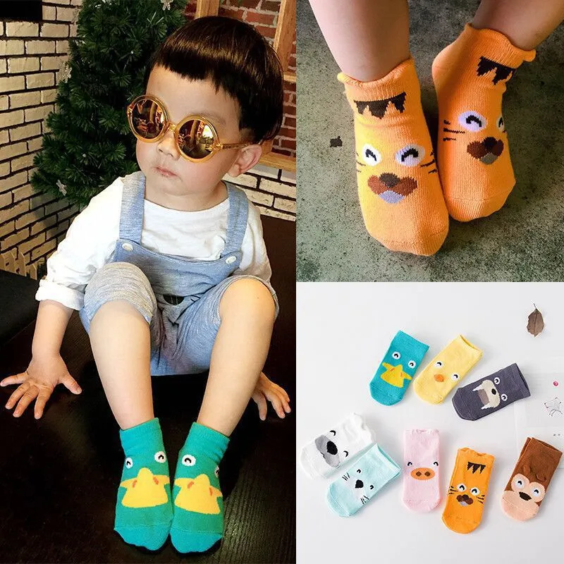 

3Pairs Thickened Children's Socks Warm Terry Socks In Winter Keep Warm New Year Kids Socks for Boys Girls Student Floor Socks