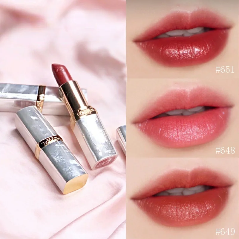 

zq Lipstick Color 651 648 649 Colorful Moisturizing Lipstick Pumpkin Color Gold Tube Lipstick Moisturizing