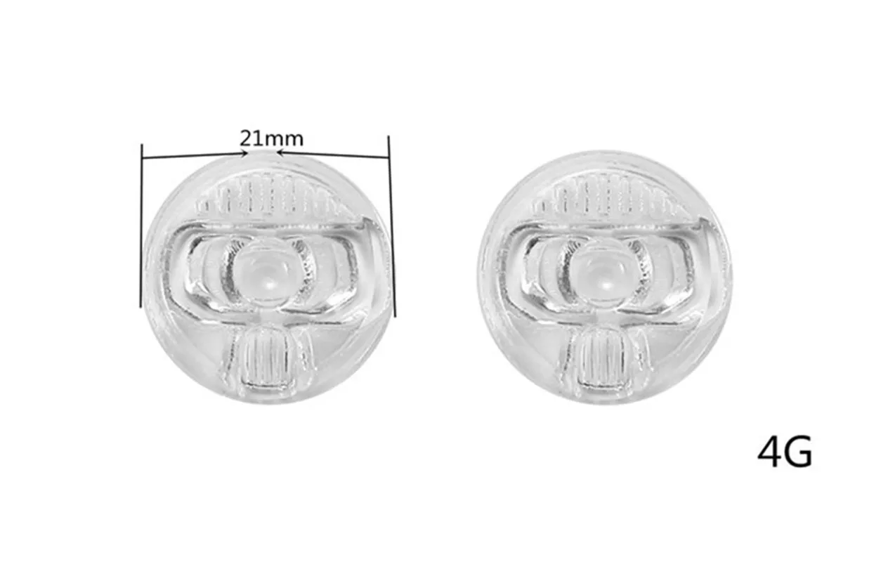 1/10 Lamp Guard Transparent Headlight Lampshade Front Lights Cover for AXIAL SCX10 III Wrangler RC Car Parts Crawler Accessories