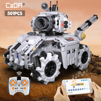 Cada City Military APP Remote Control Electric Tank Building Blocks MOC Off-road RC Racing Car Bricks Toys